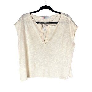 FREE PEOPLE BEACH Women's Egret Ivory Marina Del Sol Sweater Top NWT XS